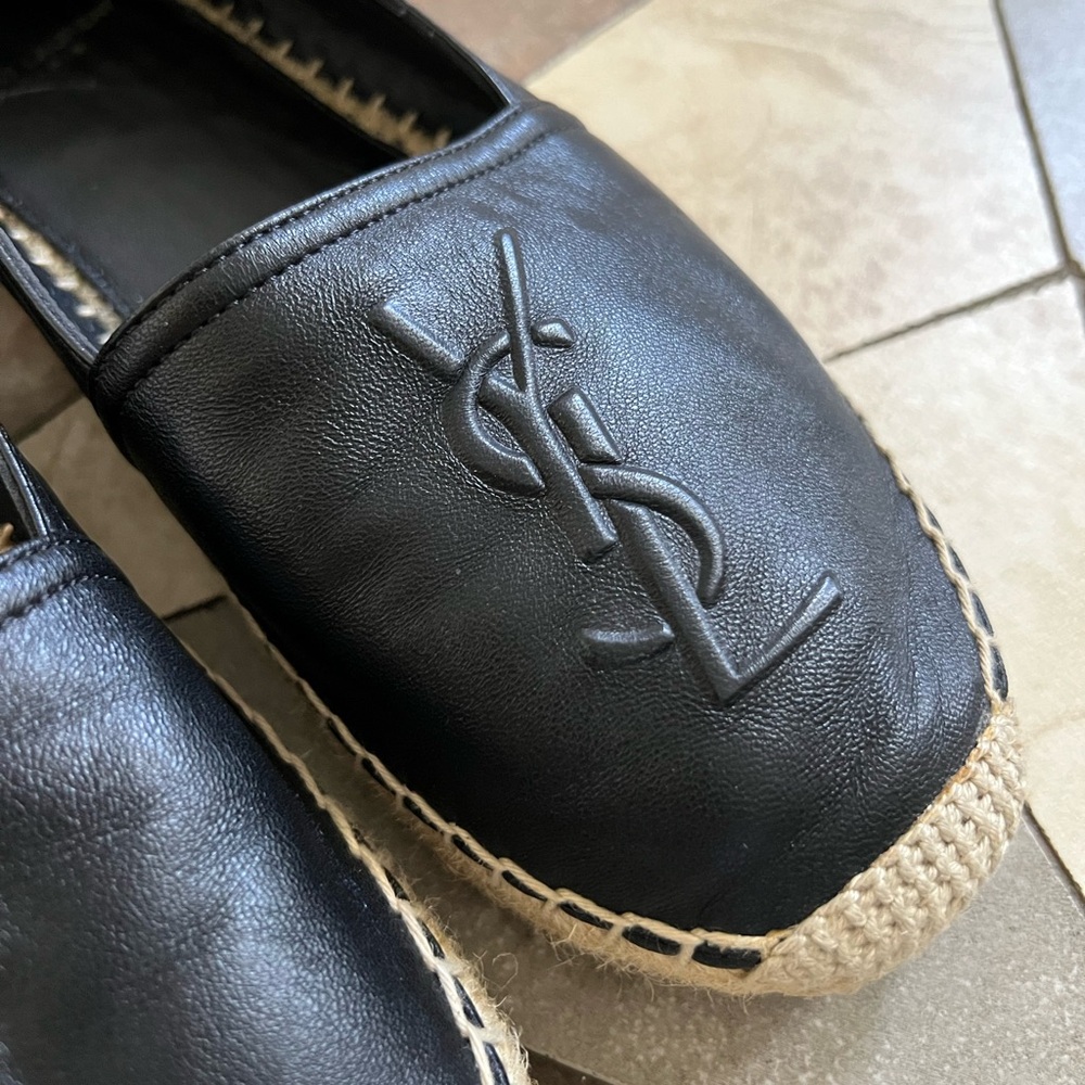 Saint Laurent Black Espadrilles size 6.5 - Picture 4 of 6